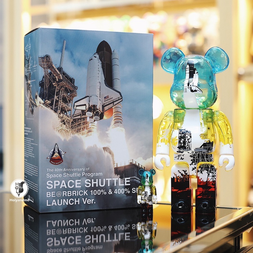 SPACE SHUTTLE BE@RBRICK AUNCH Ver. 100％＆-