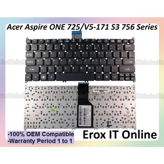 คีย์บอร์ดแล็ปท็อป สําหรับ Acer Aspire One 756 725 S3 V5-171 V5-131 V5-121 S5-391 S3-391 S3-951 Series 9Z.N7WPC.21D
