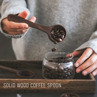 ★ Black Walnut / Beech Coffee Scoop | ช้อนตวงกาแฟ ไม้แบล็ควอลนัท / ไม้บีช