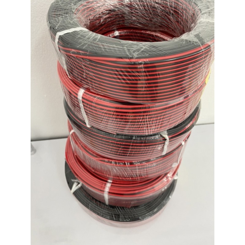 ภาพสินค้าสายไฟดำแดง(แบ่งขายเป็นเมตร)Pure copper red and black parallel RVB2X 0.3/0.5/0.75/1/1.5/2.5 300V จากร้าน mechabotshop บน Shopee ภาพที่ 2