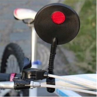กระจกมองหลัง-2pcs-ติดแฮนด์จักรยาน-มีสะท้อนไฟสีแดง-กระจก-จักรยาน-เพิ่มทัศนวิสัยการมองเห็นในการปั่นจักรยาน-คุณภาพดี-ส่งเร็