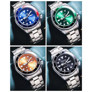 LONGBO นาฬิกาข้อมือผู้ชาย Quartz analogสินค้าของแท้ตัวเรือนและสายเป็นสแตนเลสสตอล3ไมครอน สวยหรู คลาสสิคกันน้ำ