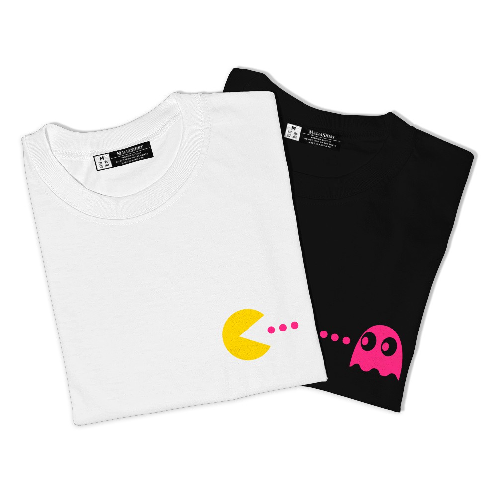 tee-เสื้อวินเทจชาย-เสื้อเชิ้ตคู่-pacman-amp-เสื้อเชิ้ตคู่-1-เสื้อเชิ้ตคุณภาพระดับพรีเมียมเท่านั้น-1md