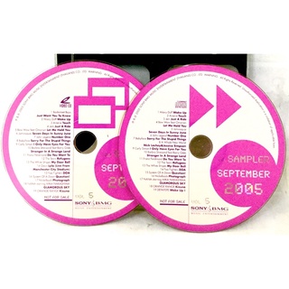 Vcd,Cdเพลงสากล แพ็คคู่2แผ่น(ไม่มีปก)🔥 SONY BMG SEPTEMBER 2005 🔥ลิขสิทธิ์แท้