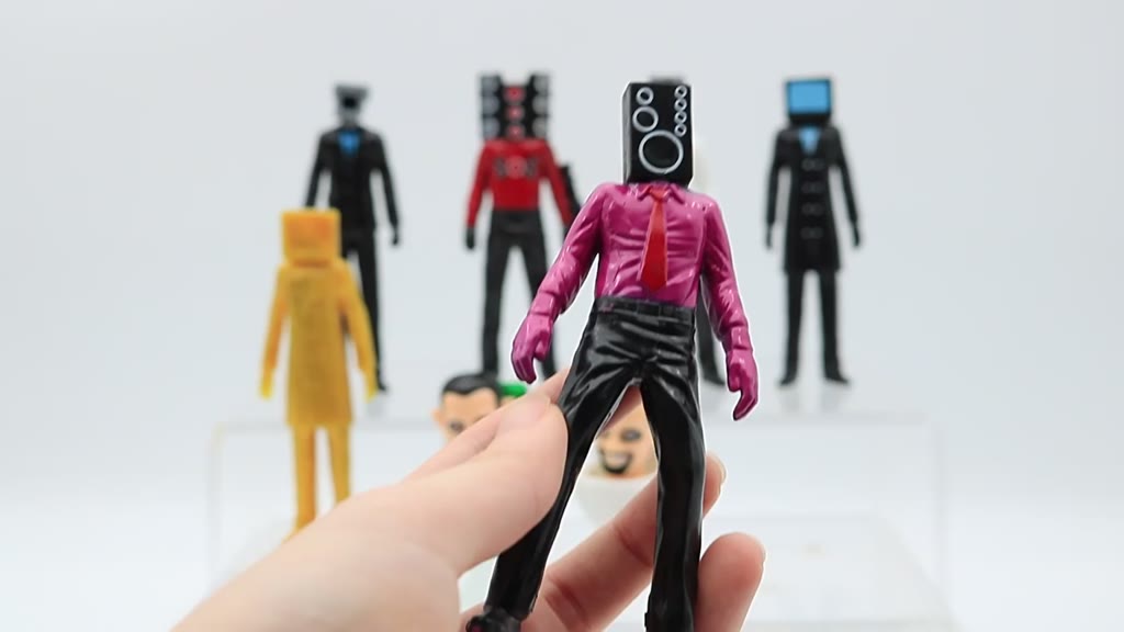 ใหม่ห้องน้ำชายช่างภาพรูปทีวีชายลำโพงชายรุ่นช่างภาพ-action-figure-ตกแต่งตุ๊กตา-pvc-ของเล่นคอลเลกชัน-bri