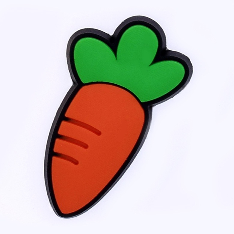 jibbitz-crocs-pins-รูปผักผลไม้-แครอท-คุณภาพสูง-สําหรับรองเท้า-กระเป๋า-cod