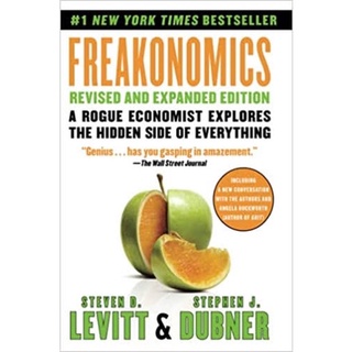 (หนังสือภาษาอังกฤษ) Freakonomics by Steven D. Levitt &amp; Stephen J. Dubner - From USA - Quality 99% เหมือนใหม่