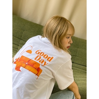 【hot sale】246 เสื้อยืดคอกลม รุ่น Good Day