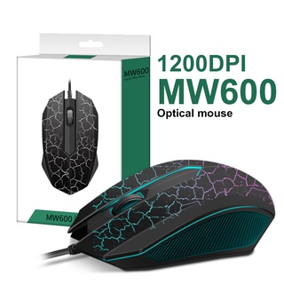 เม้าส์ USB Optical Mouse เมาส์เกมมิ่ง HP GAMING รุ่น MW600 （ส่งจากกรุงเทพ）