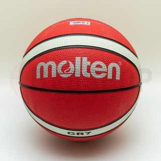 [สินค้า Molten แท้ 100%] ลูกบาสเกตบอล Molten BGR7-RW size 7 มี มอก. บาสยาง ของแท้ 💯(%)🏀🏀