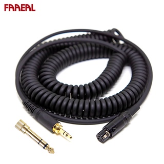 Faaeal สายเคเบิลอัพเกรดเสียง 3.5 มม. แบบเปลี่ยน สําหรับ XLR AKG K240 K240S K240MK II Q701 K702 K141 K171 K181