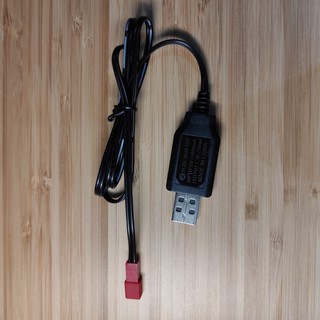 ที่ชาร์ทสำหรับแบตเตอรี่ 4.8V - 7.2V ตัวชาร์ทแจ๊คแดง USB สำหรับ​ของเล่น​บังคับ​ (สินค้าพร้อมส่ง)
