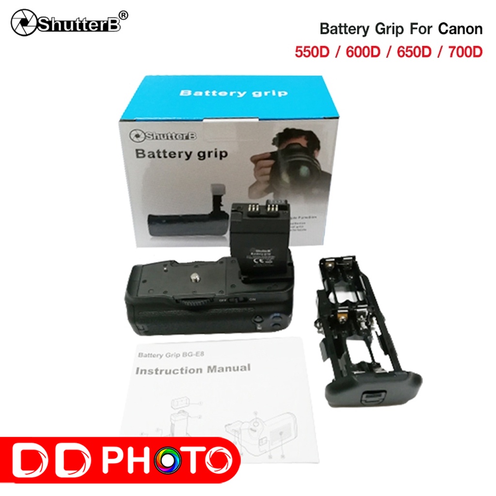 Battery Grip Shutter B รุ่น 550D/600D/650D/700D (BG-E8 Replacement ...