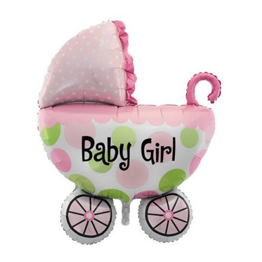 ลูกโป่งรถเข็นเด็กผู้หญิง-baby-buggy-girl-ขนาด-71-79cm