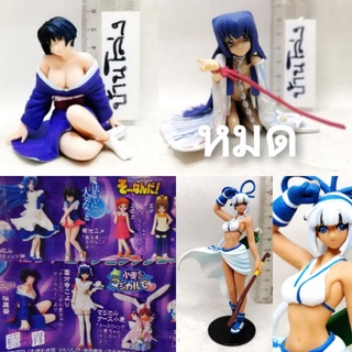 (แท้/มือ1,2) Moonlight Lady Figurine Figure DGP Digital Gals Paradise Suzuna Kuraki (Flower) YUJIN สาวผม สีดำ KIMono