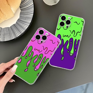 เคสโทรศัพท์มือถือแบบนิ่ม TPU ลายกราฟฟิตี้ สําหรับ iPhone 14 13 12 11 Promax 14Plus mini X XS XR XSMAX 6 6s 5 5S 6plus 6splus 7 8 SE2020 7plus 8Plus QMZT