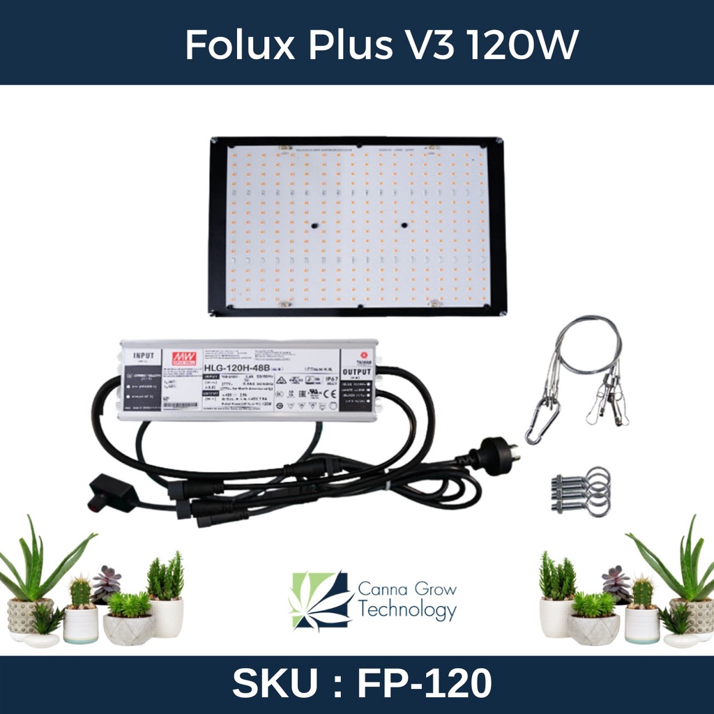 folux-plus-v3-120w-ไฟปลูกต้นไม้-ไฟปลูกพืช-ช่วยการเจริญเติบโตของพืช