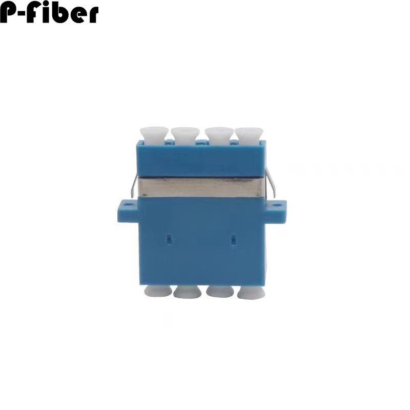 10pcs LC Quad adapter optical fiber flange coupler SM MM OM1 OM2 OM3 ...