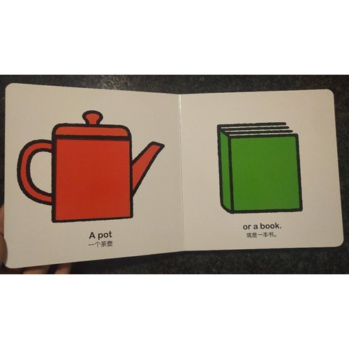 หนังสือภาพสองภาษา-ทรงสี่เหลี่ยม-หนังสือบอร์ดบุ๊ค-นิทานบอร์ดบุ๊ค-นิทานภาษาจีน-ภาษาอังกฤษ-สำหรับเด็ก