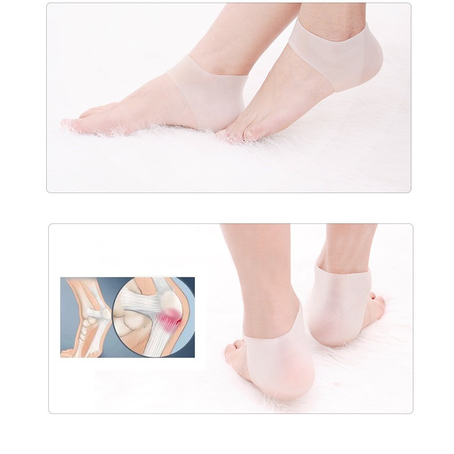 ภาพสินค้าMR shopee ซิลิโคนรองส้นเท้า ใส่ได้ทั้งชายหญิง ถนอมส้นเท้า แก้ปวดส้นเท้า รองช้ำ ส้นเท้าแตกของแท้ แพ็คคู่ จากร้าน mr_bkk บน Shopee ภาพที่ 4