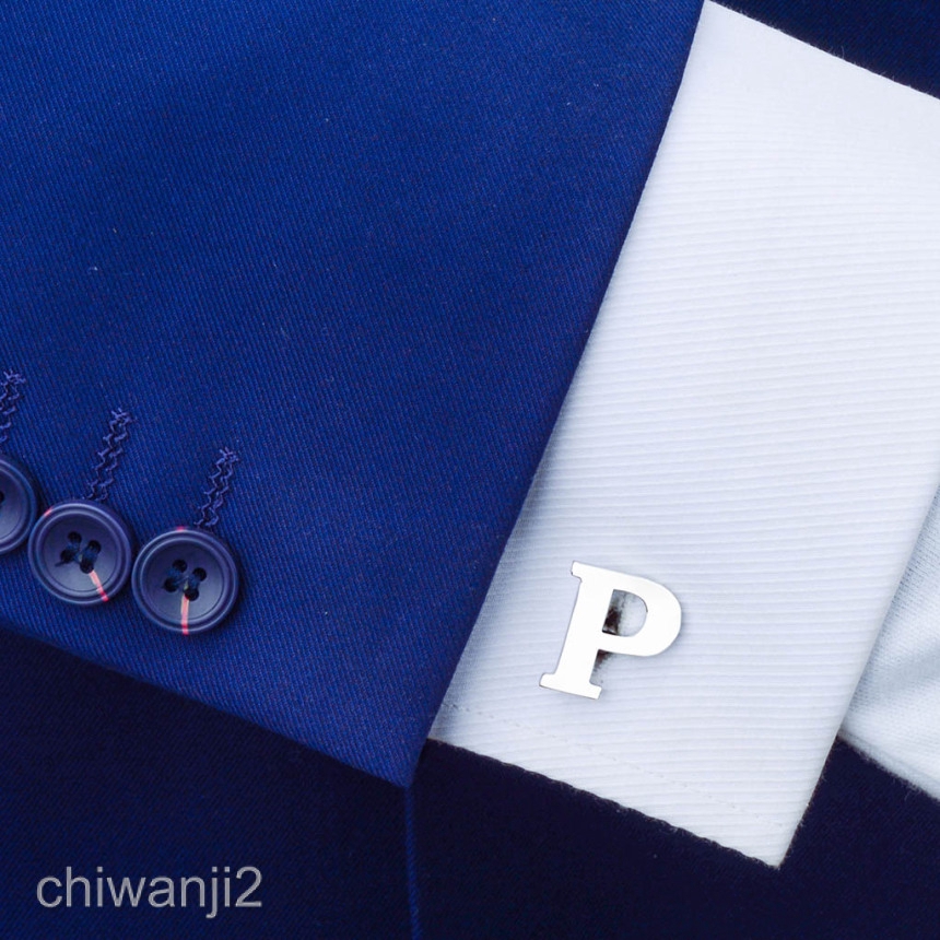 ตัวอักษร-cufflink-link-สำหรับงานแต่งงาน