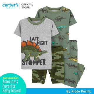 Carters Short Sleeve+Pants 4Pc Dino L8 คาร์เตอร์เสื้อผ้าเซท 2 ชุด เสื้อพร้อมกางเกง
