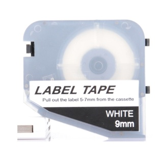 สินค้า LABEL TAPE ลาเบลขาว กว้าง 9-12 มม. ยาว 8 เมตร สำหรับเครื่องพิมพ์ปลอกสายไฟ L-MARK LK320 (MI-Label-LM-W)
