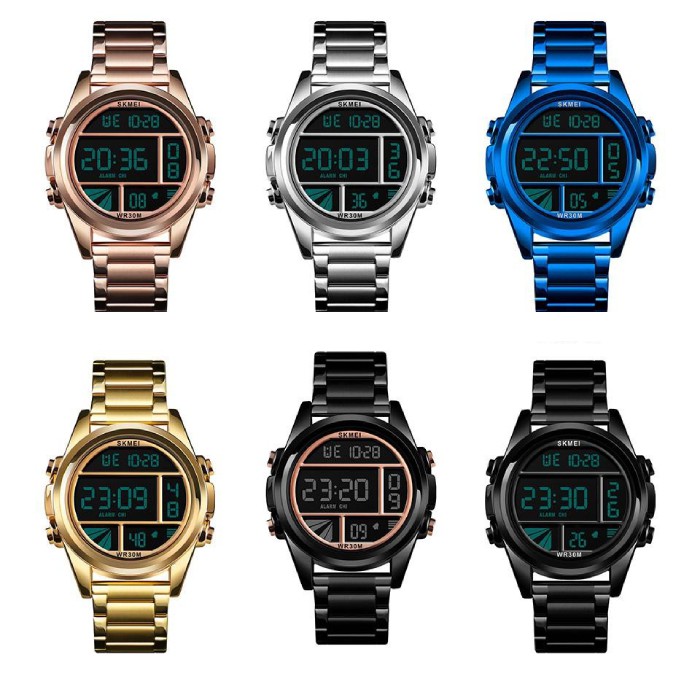 ราคาและรีวิวSKMEI 1448 Sport Watch นาฬิกาข้อมือผู้ชาย ไฟLED