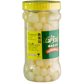 tha-shop-870-ก-x-1-mae-jin-pickled-garlic-แม่จินต์-กระเทียมโทนดอง-อาหารดอง-ของดอง-เครื่องปรุงอาหาร-ซุป-แกงจืด-ต้มฟัก