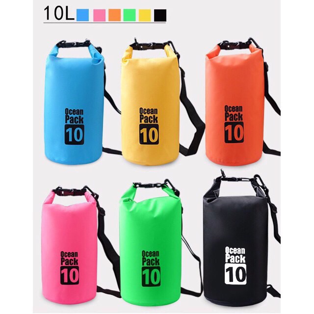 ภาพสินค้าOcean Pack กระเป๋ากันน้ำแบบพกพาขนาด2L/3L/5L/10L/15L/20L จากร้าน anda666 บน Shopee ภาพที่ 4