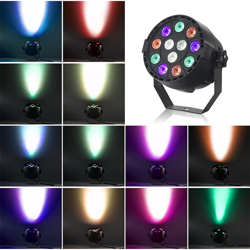 rgbw-ไฟเวที-led-8ch-dmx512-สําหรับปาร์ตี้ดิสโก้-ผับ-ดีเจ-12-ชิ้น