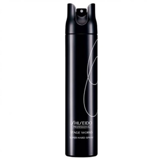 Shiseido Stage work Hard spray 180g  สเปรย์จัดแต่งทรงผมพลังสูง ระดับ 4 ช่วยทำให้ผมอยู่ทรงมีโวลุ่ม อยู่ทรงได้ยาวนานตลอดวั