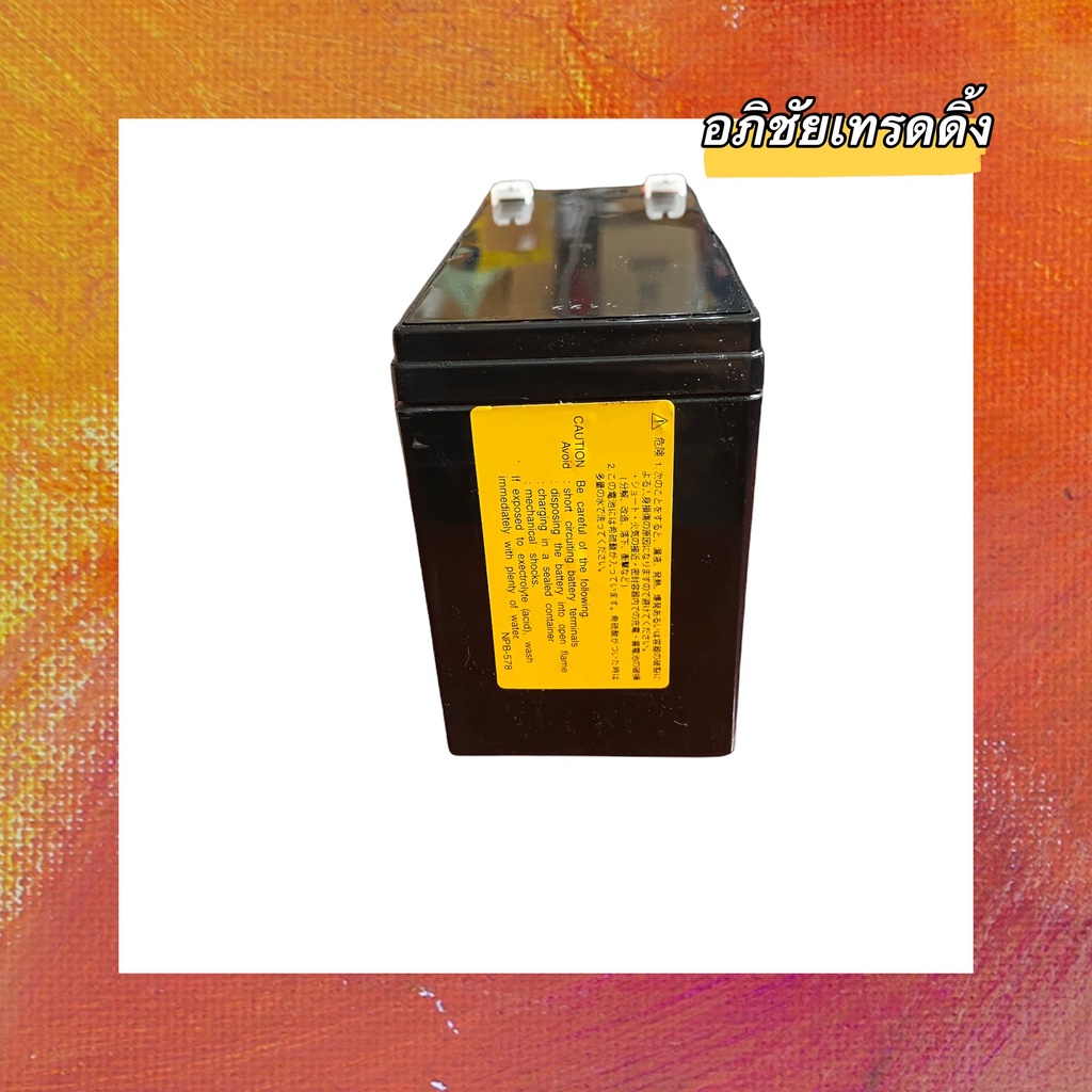 แบตเตอรี่-ยี่ห้อ-rr-12v-ขนาด-7-2ah-แบตเตอรี่แห้งสำหรับใส่ups-แบตสำรองไฟ