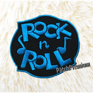 Rock n Roll - ตัวรีด (Size M) ตัวรีดติดเสื้อ