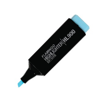 ปากกาเน้นข้อความ-ฟลามิงโก้-hl900-สีฟ้า