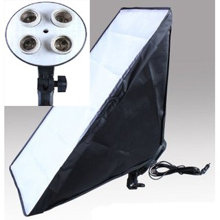 ภาพหน้าปกสินค้าSoftbox 50cm*70cm ร่มสะท้อนแบบพกพา สำหรับสตูดิโอถ่ายภาพ ที่เกี่ยวข้อง