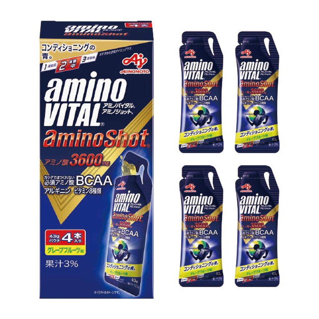 ภาพหน้าปกสินค้าเจล Amino Vital : Amino Shot กรดอะมิโน 3600 มิลลิกรัม BCAA ฟื้นฟู ซ่อมแซม จากร้าน jpshopping4u บน Shopee