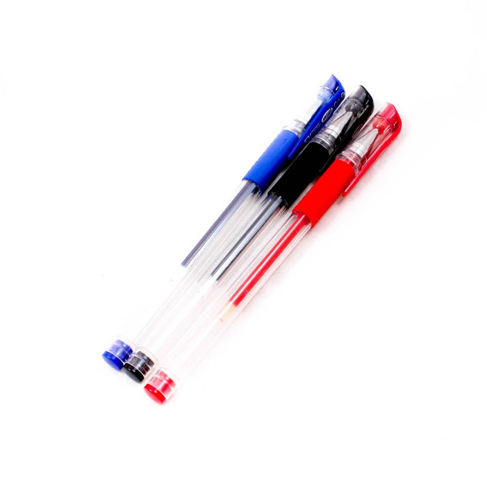 ภาพหน้าปกสินค้าปากกาหมึกเจล มี 3 สีให้เลือก หัว 0.5มม. ปากกาเจล