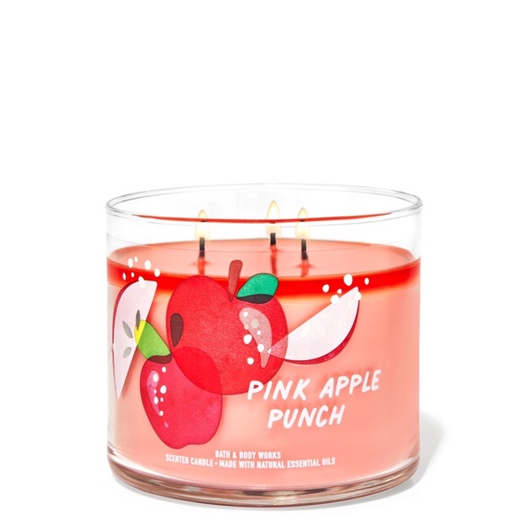 bath-amp-body-works-pink-apple-punch-scented-candle-411g-ของแท้