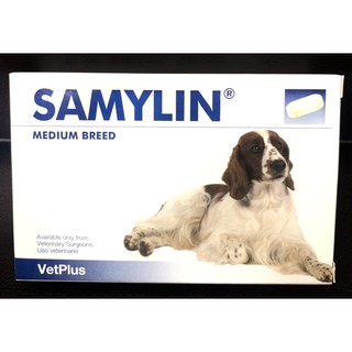 Samylin Medium Breed อาหารเสริมบำรุงตับ สำหรับสุนัขขนาดกลาง Exp. 2025