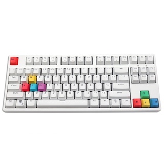 CH [READY STOCK] ปุ่มกดคีย์บอร์ด WASD OEM PBT RGBY แบบเปลี่ยน 9 ปุ่ม