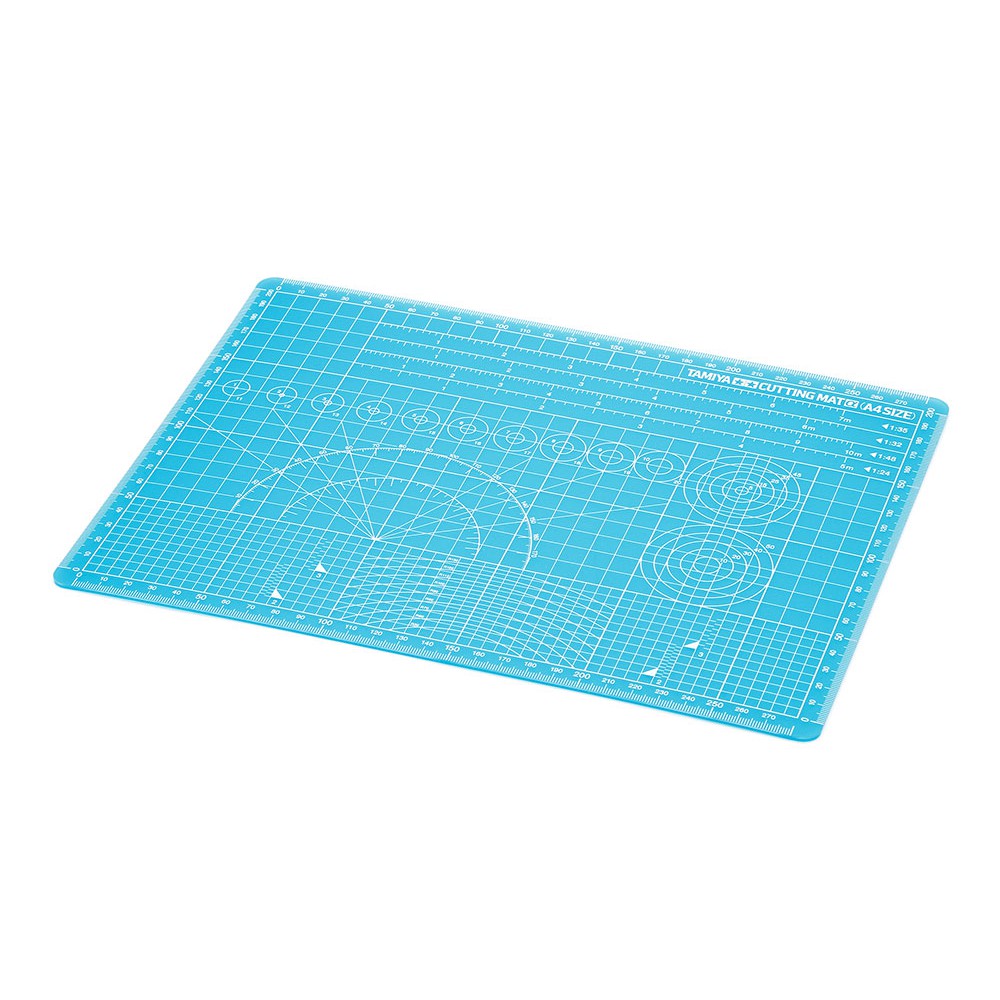 Model Cutting Mat Tamiya A4 Size Cutting Mat - Blue Replacement Model ...