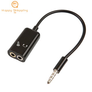 TH  Shopping 3.5mm Stereo Audio Splitter Male to Headphone Headss connector