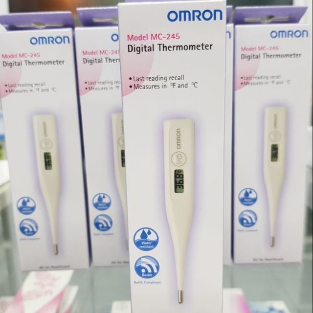 Omron Digital thermometer MC245 Shopee Thailand