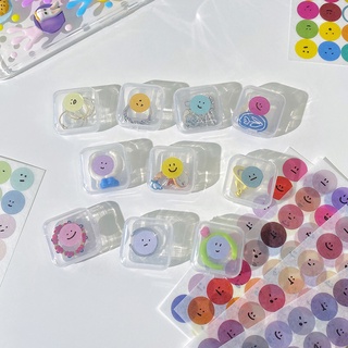 สินค้า Mini Portable Plastic Storage Boxes Seal Transparent PP Square Pill Jewelry Earplug Earring Box