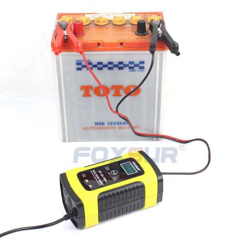 foxsur-เครื่องชาร์จอัจฉริยะและซ่อมแบตเตอรี่รถยนต์-pulse-repair-charger-12v-4-100ah-รุ่น-fbc1205d