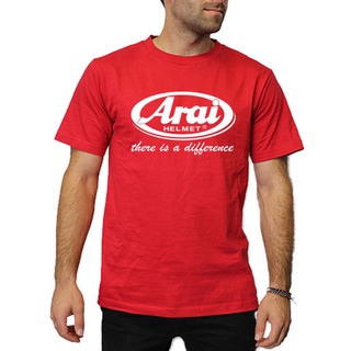 เสื้อยืด คอกลม มอเตอร์ไซต์ ซุปเปอร์ไบค์ หมวกกันน๊อค ARAI HELMET T SHIRT