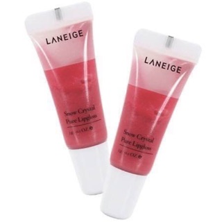 Laneige Snow Crystal Pure Lipgloss # LR107 Veil Rose สีชมพูอมส้มประกาย