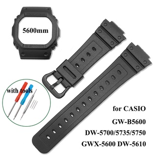 ภาพขนาดย่อของภาพหน้าปกสินค้าสายนาฬิกาข้อมือ และกรอบ กันน้ํา สําหรับ Casio G-SHOCK DW5600 GW-B5600 GWX-5600 DW5700 จากร้าน asukatrade.th บน Shopee