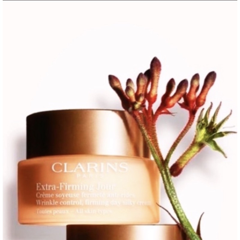 clarins-extra-firming-day-cream-15-ml-พร้อมกระเป๋า-ครีมบำรุงผิวหน้า-ตอนกลางวัน-แบบเซ